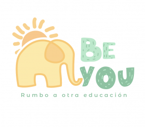 Logotipo de la Escuela infantil BE YOU en la entrada del blog de educar en el asombro